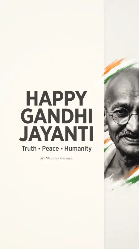 gandhi jayanti wishes 2026 greeting card design - Gandhi Jayanti 2026 Wishes And Quotes