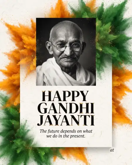 gandhi jayanti wishes 2026 instagram story - Gandhi Jayanti 2026 Instagram Post