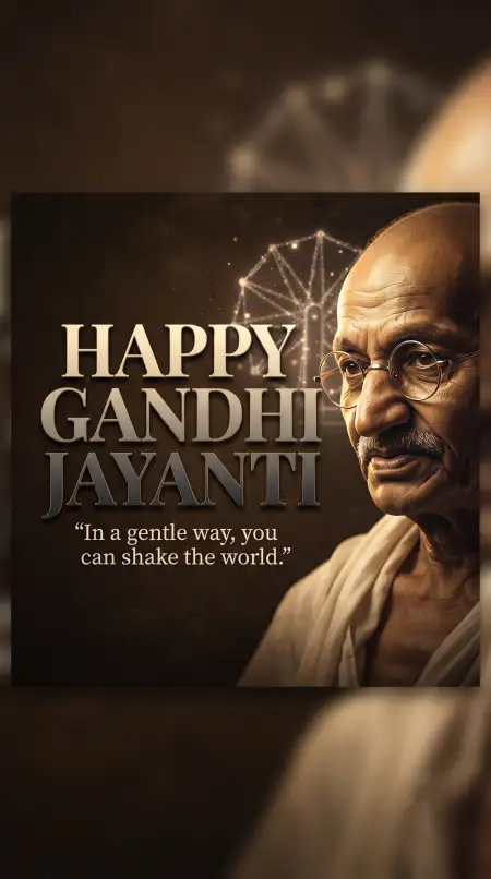 gandhi jayanti wishes for instagram reels