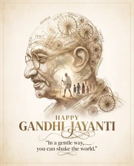 gandhi jayanti wishes for students 2026