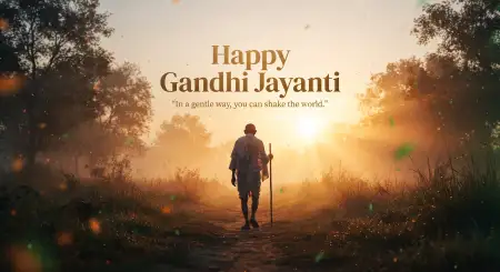 gandhi jayanti wishes with beautiful quotes 2026 - Gandhi Jayanti Wishes For School 2026