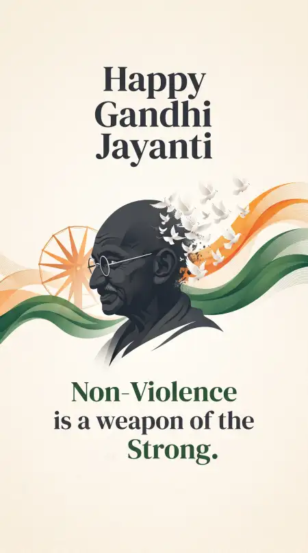 gandhi jayanti wishes with mahatma gandhi photo and quote 2026