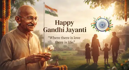 gandhi jayanti wishes with meaningful quotes 2026 - Gandhi Jayanti Wishes For School 2026