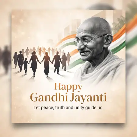 gandhi jayanti wishes with peace and unity quotes 2026