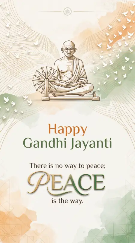 gandhi jayanti wishes with peace quotes 2026 - Gandhi Jayanti Wishes With Unity Quotes 2026