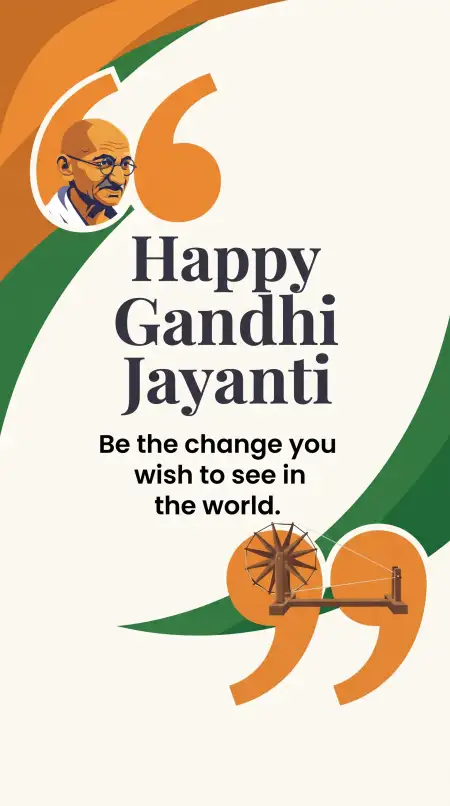 gandhi jayanti wishes with quotes for students 2026