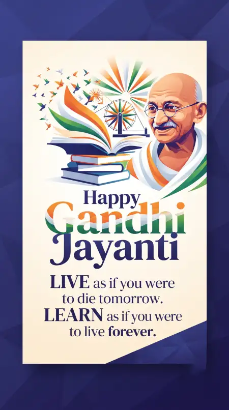 gandhi jayanti wishes with quotes png free download 2026