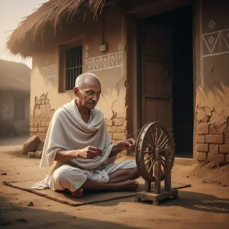 Gandhi Ji Creative Art Background Design - Free Mahatma Gandhi Background Download