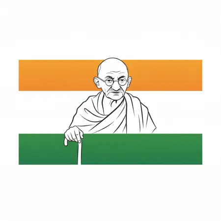 Gandhi Ji Hd Png Without Background Free - Free Mahatma Gandhi Background Download