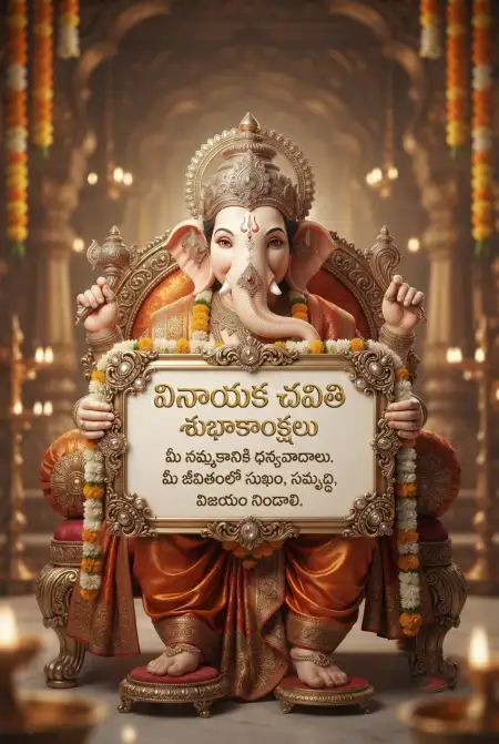 ganesh chaturthi facebook post in telugu - Ganesh