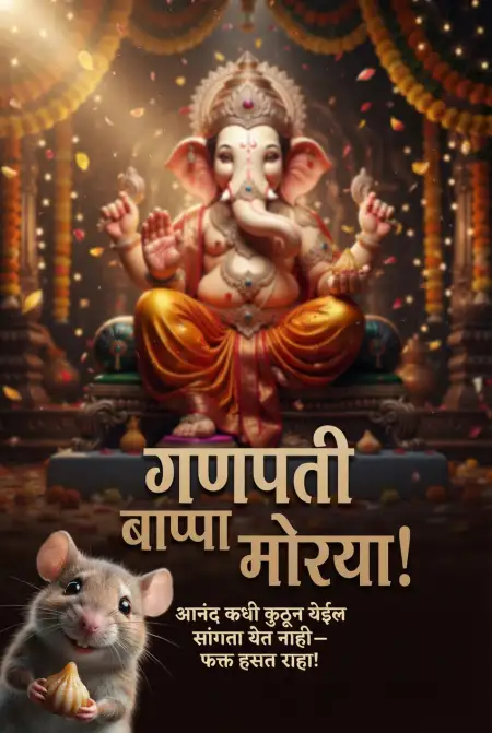 ganesh chaturthi facebook post marathi - Ganesh