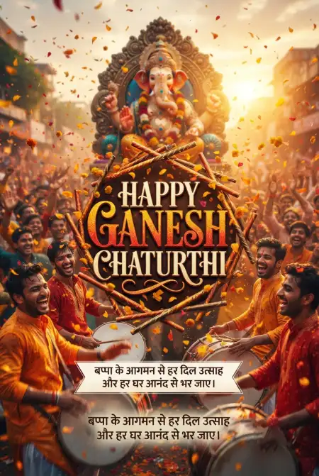 ganesh chaturthi instagram wishes in hindi - Ganesh Chaturthi Wishes In Hindi