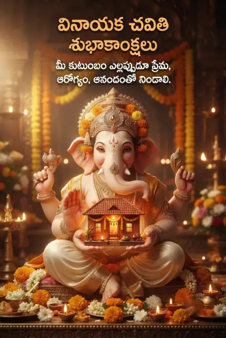 ganesh chaturthi quotes in telugu - Ganesh