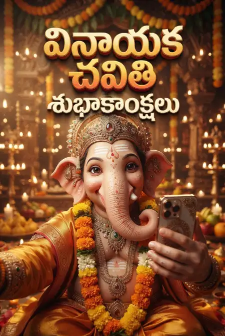 ganesh chaturthi social media post in telugu 2 - Ganesh