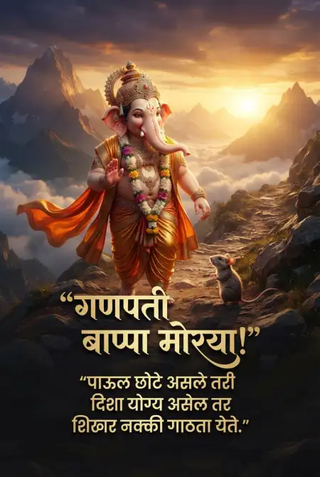 ganesh chaturthi spiritual quotes in marathi - Ganesh
