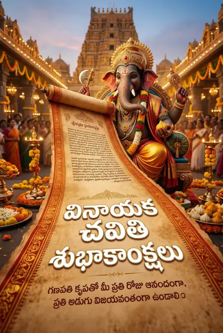 ganesh chaturthi telugu quotes with images - Ganesh