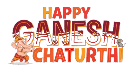 ganesh chaturthi typography png 2026 - Ganesh