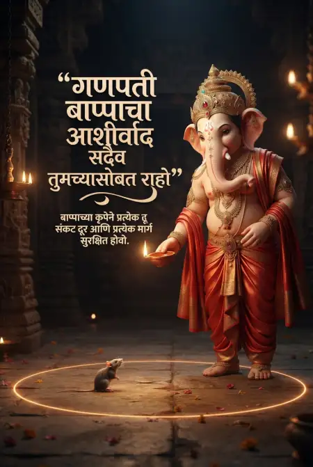 ganesh chaturthi viral post in marathi - Ganesh