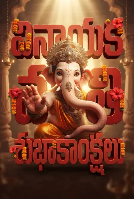 ganesh chaturthi viral wishes images in telugu - Ganesh