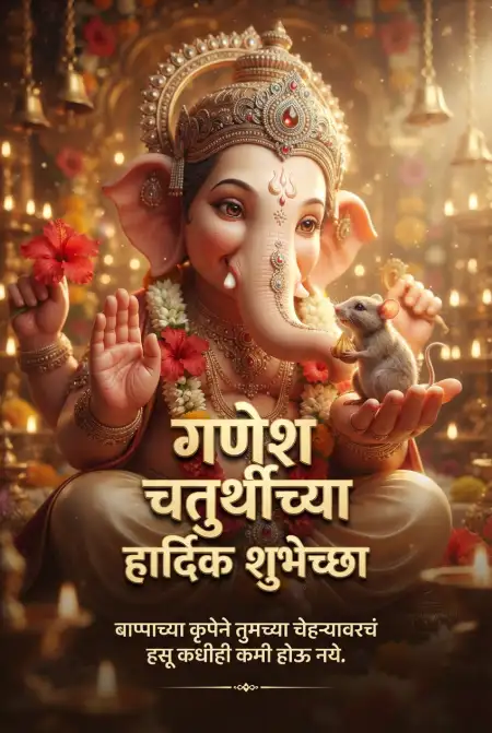 ganesh chaturthi wishes for brother in marathi - Ganesh