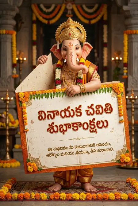 ganesh chaturthi wishes for customers in telugu - Ganesh