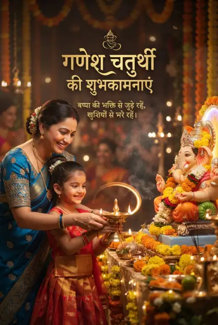ganesh chaturthi wishes for family in hindi - Ganesh Chaturthi Wishes In Hindi