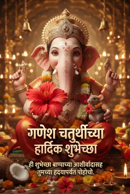 ganesh chaturthi wishes for husband in marathi - Ganesh