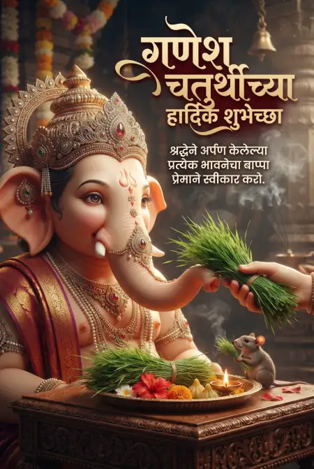 ganesh chaturthi wishes for parents in marathi - Ganesh