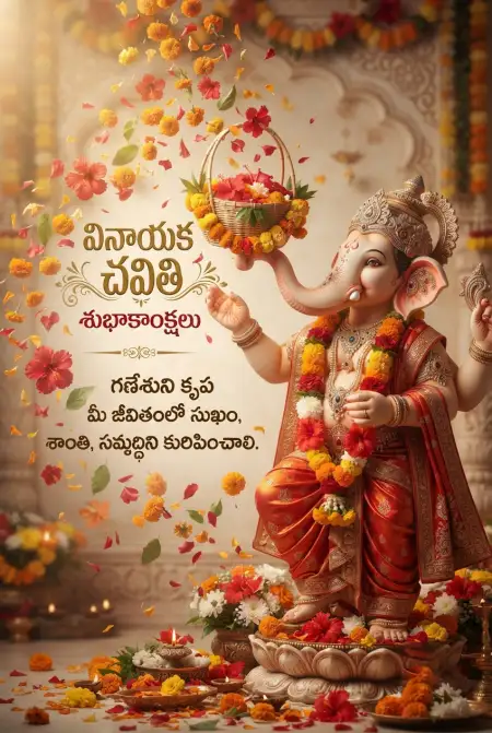ganesh chaturthi wishes for parents in telugu - Ganesh