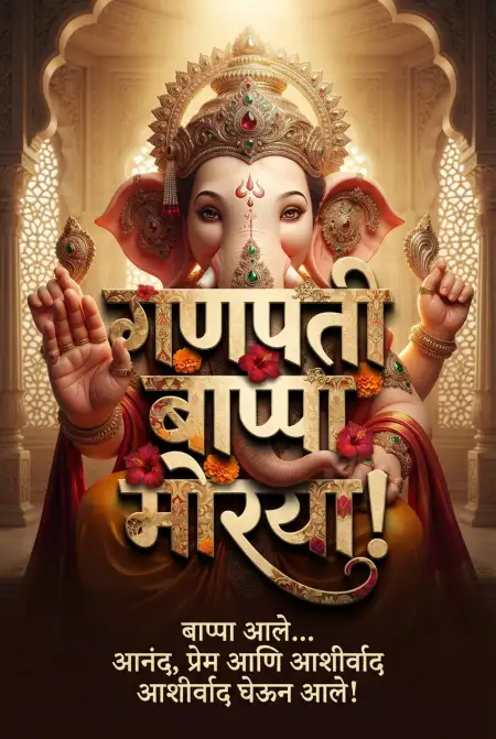ganesh chaturthi wishes for sister in marathi - Ganesh
