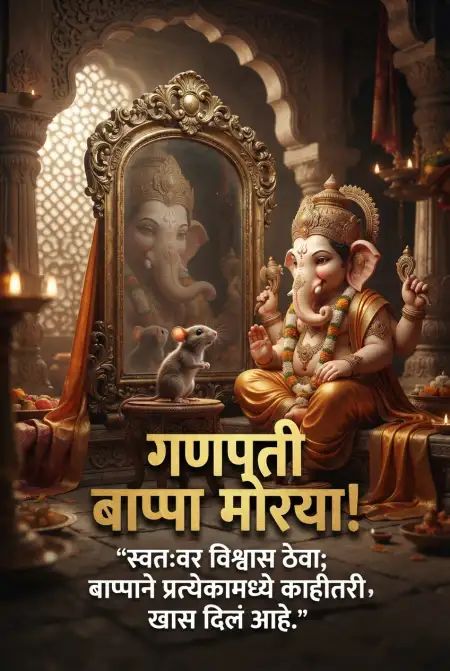 ganesh chaturthi wishes in marathi - Ganesh