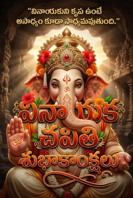 ganesh chaturthi wishes in telugu images - Ganesh