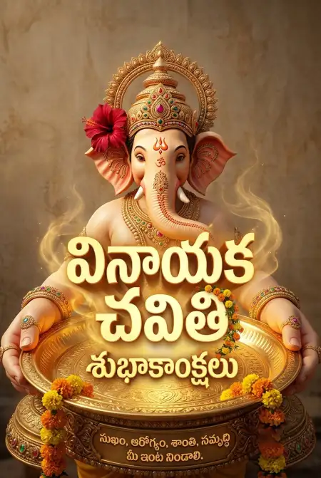 ganesh chaturthi wishes in telugu - Ganesh