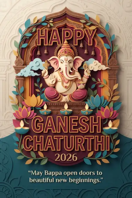 ganesh chaturthi wishes template 2026 - Ganesh Chaturthi Wishes 2026