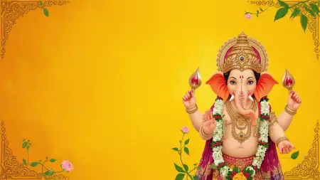 Ganesh Utsav Flex Banner Background - Free Background Download