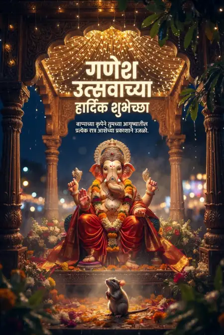 ganpati bappa morya status marathi - Ganesh