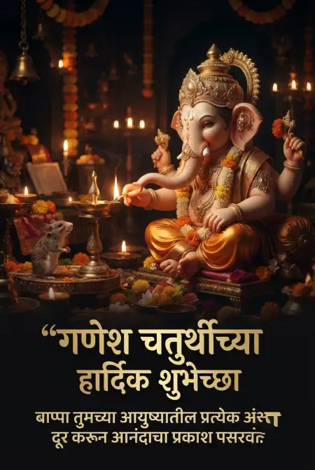 ganpati bappa whatsapp status in marathi - Ganesh