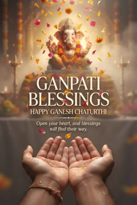 ganpati blessing wishes 2026 - Ganesh Chaturthi Wishes 2026