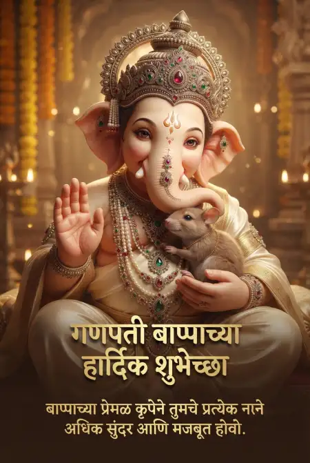 ganpati instagram post marathi