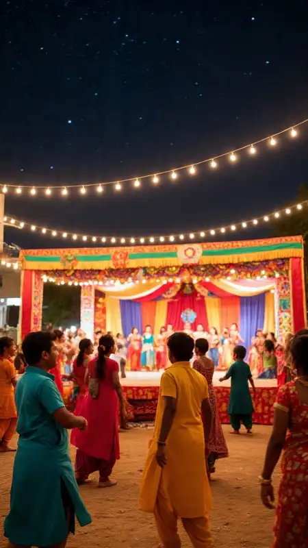 Garba Night Celebration In Modern Cities - Free Garba Night Download