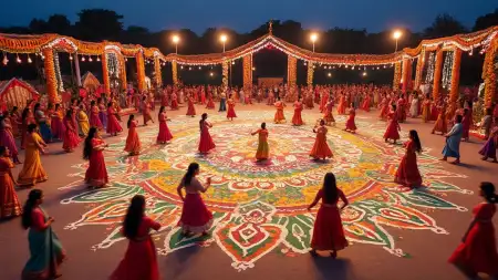 Garba Night Celebration With Kids And Family - Free Garba Night Download