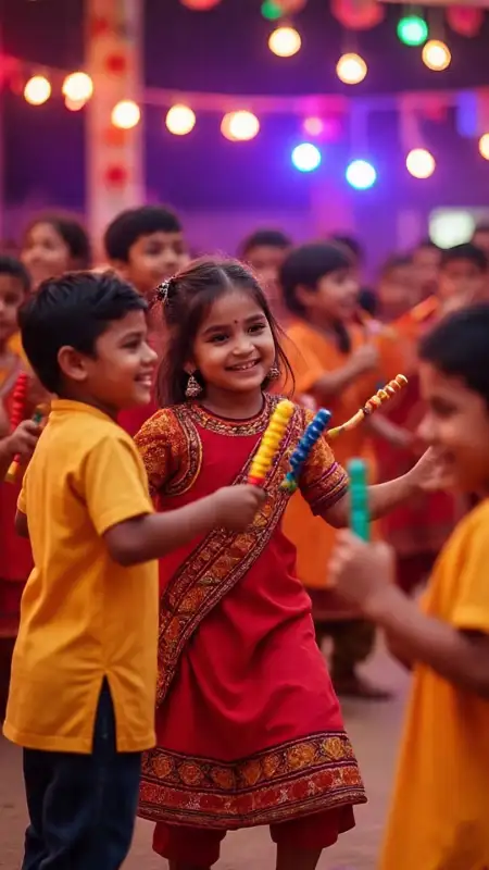 Garba Night Dandiya Sticks HD Images - Free Garba Night Download