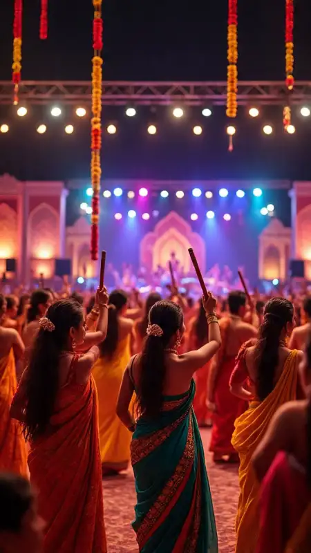 Garba Night Street Festival Decoration Photos - Free Tree Download