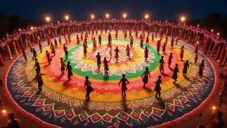 Garba Night Traditional Folk Costume Ideas - Free Garba Night Download