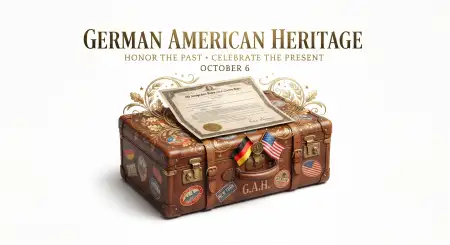 german american day patriotic background 2026 - German American Day