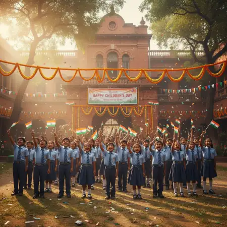 Ghibli Style Children Day Background Hd - Free Childrens Day Background Download