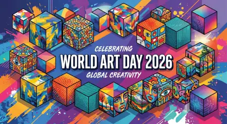 Global Art Day Ideas 2026 - Free World Art Day 2026 Wishes Download