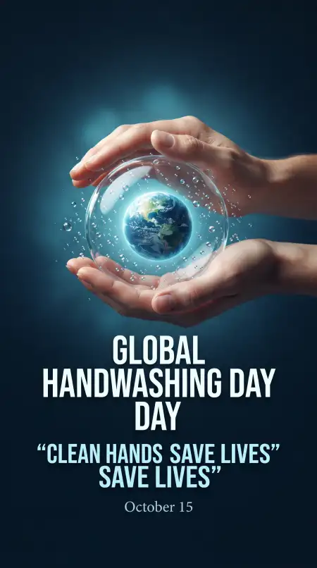 global handwashing day 2026 awareness poster - Global Handwashing Day 2026 Viral Awareness Post