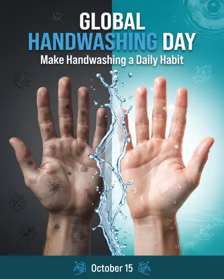 global handwashing day 2026 hand hygiene poster