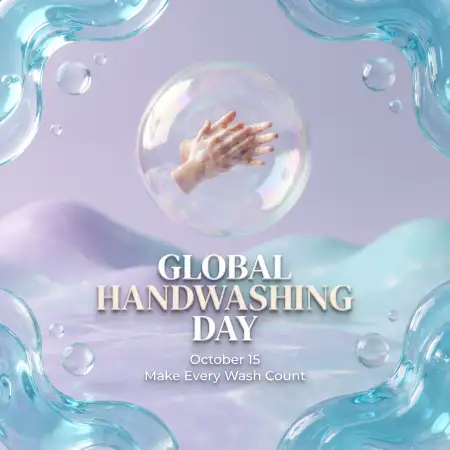 global handwashing day 2026 instagram post design - Global Handwashing Day 2026
